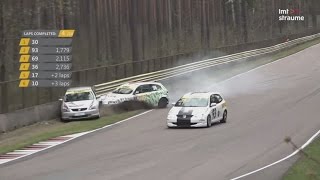 V1600 NEZ North European Championship 2017 Race 2 Bikernieki Race Track Crash [upl. by Hcone]