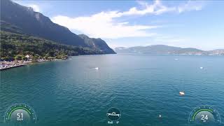 Lac du bourget  Magnifique vue du ciel [upl. by Brook]