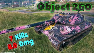 Object 260  7 Frags 80K Damage Master by player Milanko [upl. by Etnod]