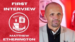 FIRST INTERVIEW  Matthew Etherington [upl. by Ezirtaeb476]