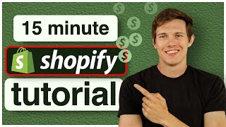 Shopify Tutorial 2024  Make A Pro eCommerce Store in 15 Minutes [upl. by Laraine634]