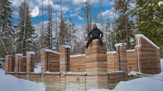 How We Built Rammed Earth Walls Pt1  Geothermal Greenhouse Build Ep25 [upl. by Sac]