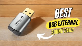 Best USB External Sound Card  Vention 2in1 35mm Sound Card Review [upl. by Frants]