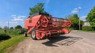 LAVERDA M152 COMBINE HARVESTER WALKAROUND VIDEO [upl. by Ymia]