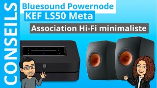 Chaîne HiFi connectée KEF LS50 Meta X Bluesound Powernode [upl. by Alleoj]