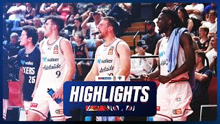 NBL 24 Highlights  Adelaide 36ers vs Illawarra Hawks 20124 [upl. by Aitnauq910]