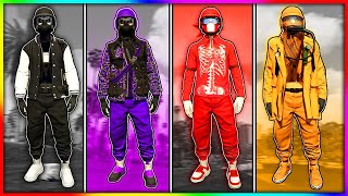 ✅TOP 4 CONJUNTOS MODEADOS JOGGERS DE COLORES  MODDED OUTFIT GTA 5 ONLINE【PS4PS5XboxOnePc】 [upl. by Klapp]