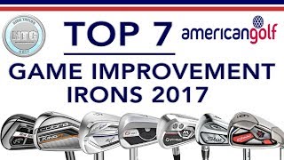 TOP 7 Game Improvement irons in 2017  Review  American Golf [upl. by Nnairet43]