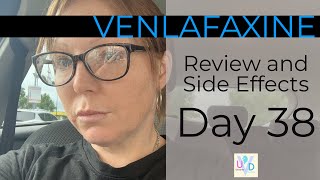 Venlafaxine Review and Side Effects Day 38 [upl. by Dreher479]