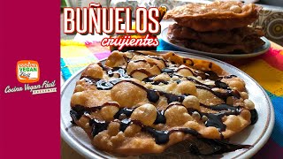 Buñuelos crujientes  Cocina Vegan Fácil [upl. by Murphy]