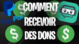 TUTO COMMENT RECEVOIR DES DONS METTRE DES ALERTES SUR SON LIVE TWITCH YOUTUBE 2021 [upl. by Zacharia286]