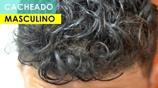 CABELO CACHEADO MASCULINO FINALIZAÇÃO E CUIDADOS [upl. by Liamaj]