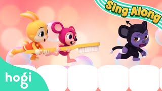 Brush Your Teeth  Sing Along with Pinkfong amp Hogi  Healthy Habits  Hogi Kids Songs [upl. by Ottie]