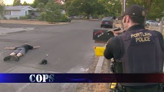 Nice Day For A Jog Officer Justin Raphael COPS TV SHOW [upl. by Demp]