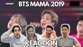 MAMA 2019 BTS PERFORMANCE  BOY WITH LUV  MIKROKOSMOS REACTION [upl. by Ben565]