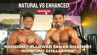 Training Chest with a Random Follower from our Giveaway ChallengeEnhanced vs Natural Chest Tamil [upl. by Annabelle]