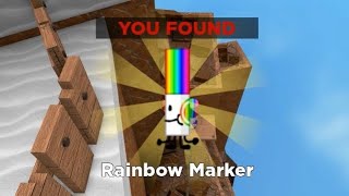 How to get RAINBOW marker in FIND THE MARKERS Roblox  UPDATED 2024 [upl. by Maxentia343]