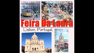 🇵🇹 Feira Da Ladra  Flea Market  Lisbon meinwanderlust [upl. by Gilli92]