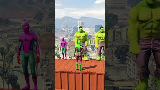 GTA 5 Spiderman Ragdolls  Jumps  Fails ep35 shorts [upl. by Alia]