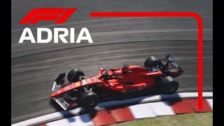 F1 23 adria raceway Assetto Corsa [upl. by Sorodoeht]