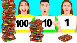 100 Layers of Food Challenge 3 by RaPaPa Challenge [upl. by Noyrb548]