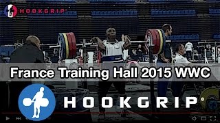 Team France  2015 WWC Training Hall Nov 16 [upl. by Akeemat]