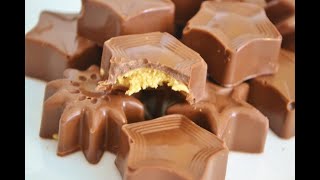 Recipe Peanut Butter Filled Chocolates [upl. by Ilatfen]