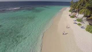 MALDIVES ANGAGA island DRONE FLY 2017 [upl. by Fania104]