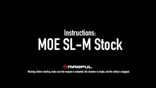 Magpul Instructions  SLM Stock [upl. by Hyacinth]