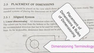 Dimensioning in Engineering Drawing [upl. by Ahcropal]