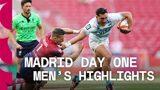 Argentina are MAGICAL in Madrid on the opening day  Mens HSBC SVNS Madrid Day One Highlights [upl. by Gujral]