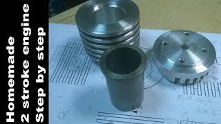 Homemade 2 stroke engine  step by step  Intro  part 1 [upl. by Aisanat]