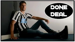 Official Federico Fernández signs for Newcastle United [upl. by Ferde]