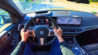 2024 BMW X7 40d xDrive M Sport  test drive on German Autobahn NO SPEED LIMIT bmw bmwx7 car cars [upl. by Yeldud]