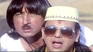 Raja Babu Comedy Scene  Govinda Helps Villagers [upl. by Helyn]