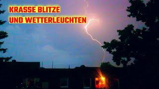 Krasse Blitze und Wetterleuchten [upl. by Cacilia]