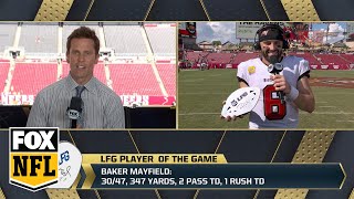 Tom Bradys LFG Player of the Game Buccaneers QB Baker Mayfield  Week 4 DIGITAL EXCLUSIVE [upl. by Grim]