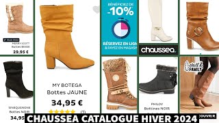 📣 CHAUSSEA 💯 CATALOGUE BOTTES FEMME 50 😱 trend HIVER 2024 chaussea promo arrivage soldes [upl. by Gayelord641]