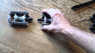 Junior Pedals vs Regular Pedals 12quot or 916quot Pedals One Piece Cranks [upl. by Mharba597]