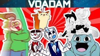 All VOAdam Comic Dubs From September 2019 With Baldis Basics Cuphead Bendy Pokemon and More [upl. by Nata]