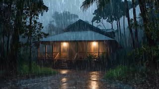 Rain Sounds For Sleeping  99 Instantly Fall Asleep With Rain Sound outside the window At Night [upl. by Eilyah717]