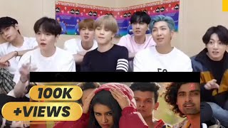 bts reaction on Bollywood song illegal weapon street dancer bts bollywood reaction [upl. by Adnolat239]