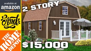 Prefab Tiny Home for 15K on Amazon amp Home Depot  TwoStory Affordable Living [upl. by Teodora507]