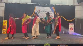 Group dance by Movers and Shakers in Aikyam Bijoya Sommiloni 2024 [upl. by Akili]