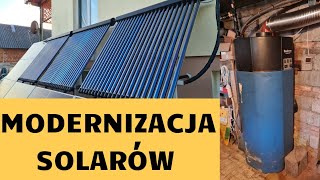 Modernizacja Solarów Kolektorów Słonecznych Bufor Hybrydowy 900l Zmiana na Lepsze [upl. by Blayze]