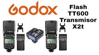 Flash Godox TT600 y Transmisor X2t Unboxing y primeras impresiones godox flash fotografia [upl. by Einhpets]