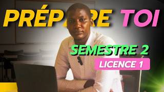 Comment bien préparer son SEMESTRE 2 licence 1 [upl. by Aileon929]