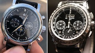 Comparing a 260000 Patek Philippe watch with a 60 Chinatown knockoff  First Class [upl. by Ocnarfnaig]