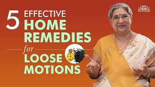 Top 5 Effective Home Remedies for Loose Motions  Simple Solutions for Diarrhea Relief  Dr Hansaji [upl. by Paugh]