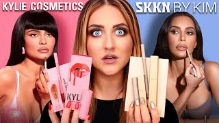 I Tested KYLIE COSMETICS vs SKKN BY KIM [upl. by Sig421]